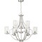 Progress Lighting Lassiter Collection Nine-Light Brushed Nickel Chandelier P400198-009 - alternate 2